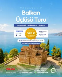 Tatilmod — Arnavutluk, Makedonya ve Kosova kapsayan Balkan turu kampanya postu